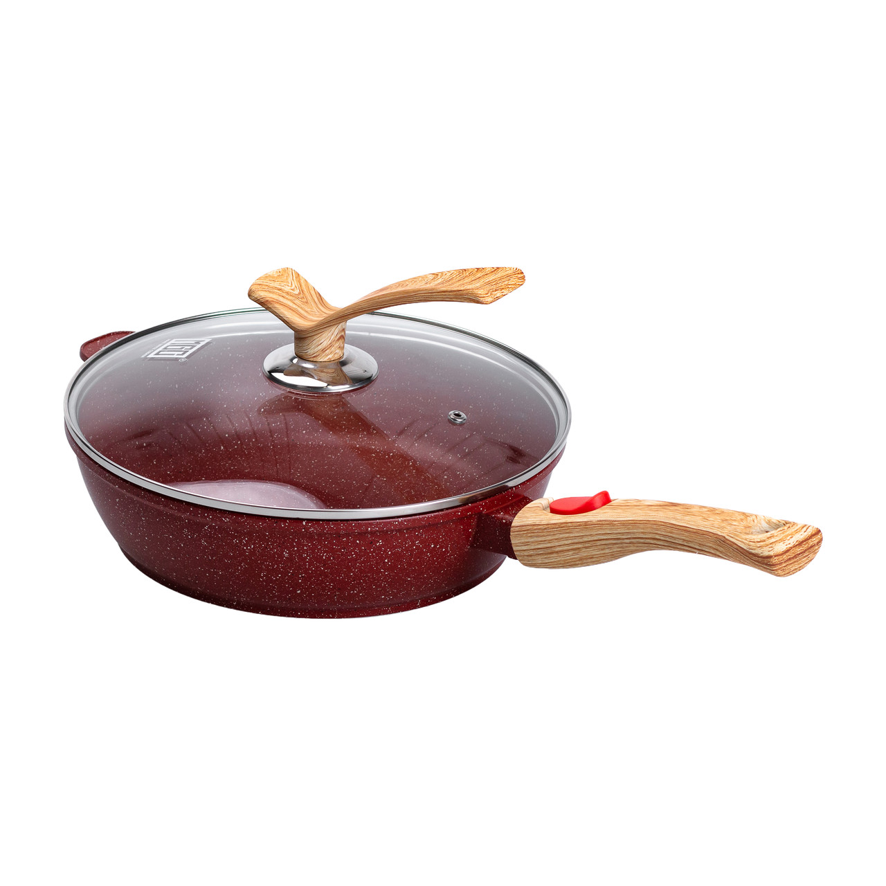 8 л) зі скляною кришкою Ø 26 см Червоний MGC HP-4-464R_HP-4-464R_Milantium_3