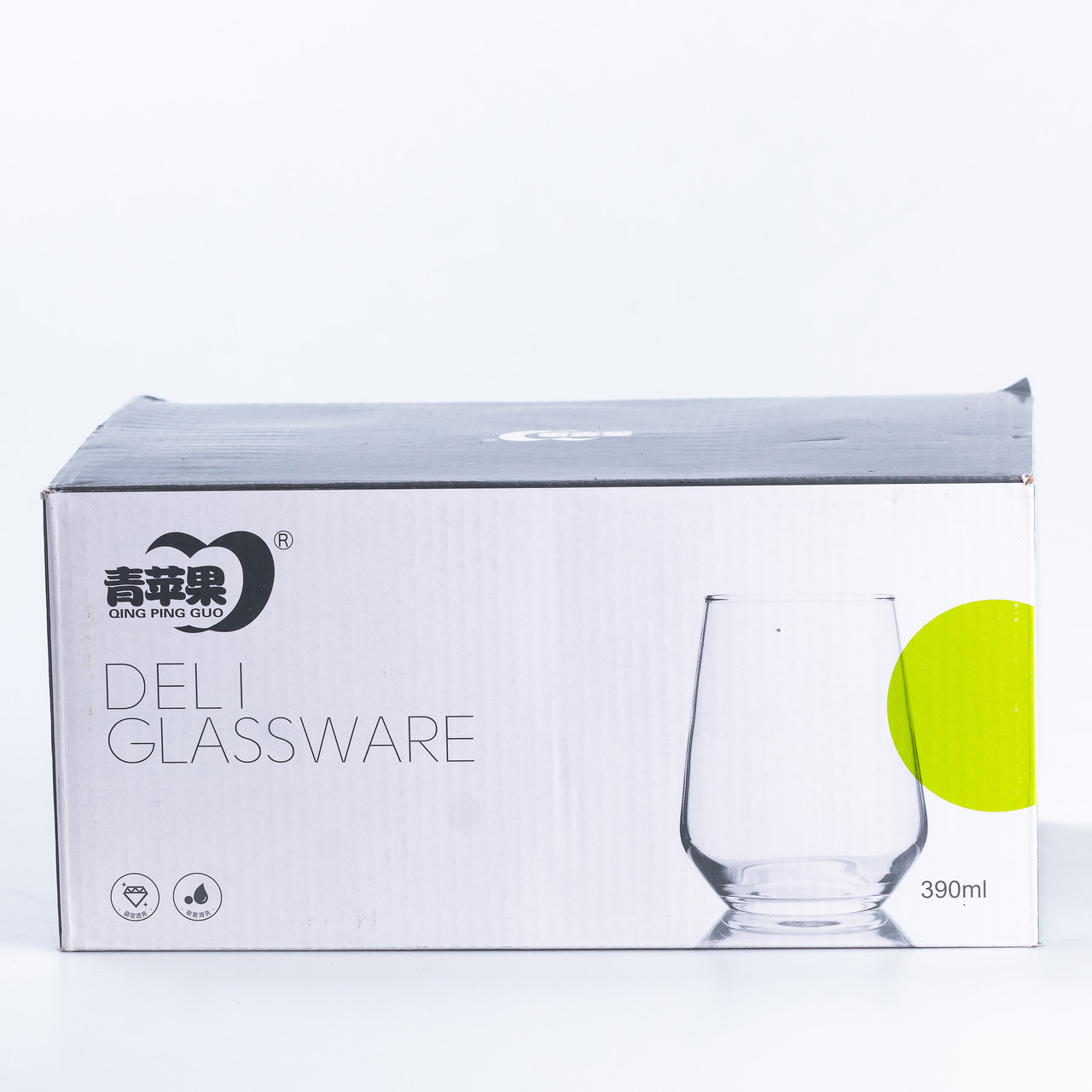 Набор стаканов 6 штук по 390 мл скляний прозорий_HP558_Milantium_3