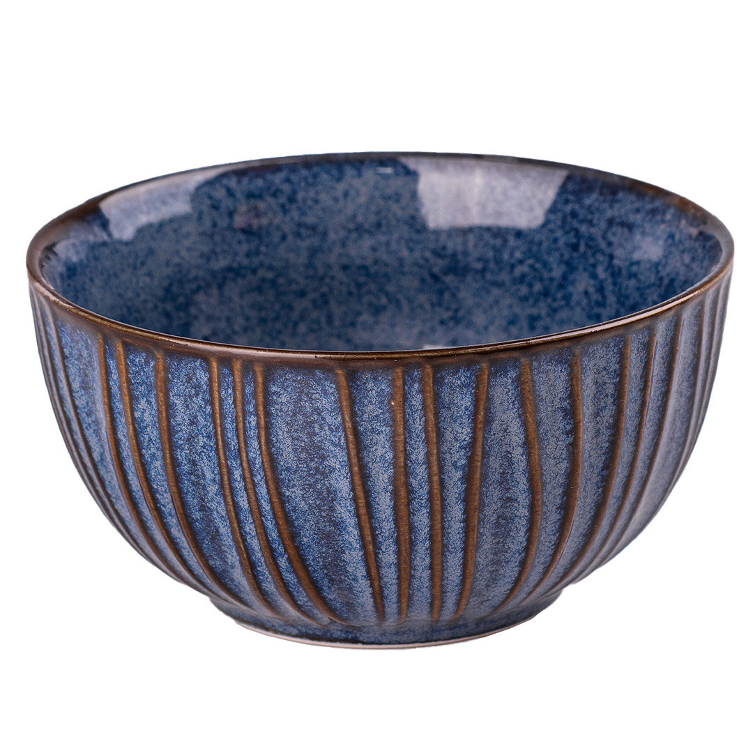 Тарелка глубокая круглая из фарфора 11.5 см синій HP641_HP641_Milantium_2