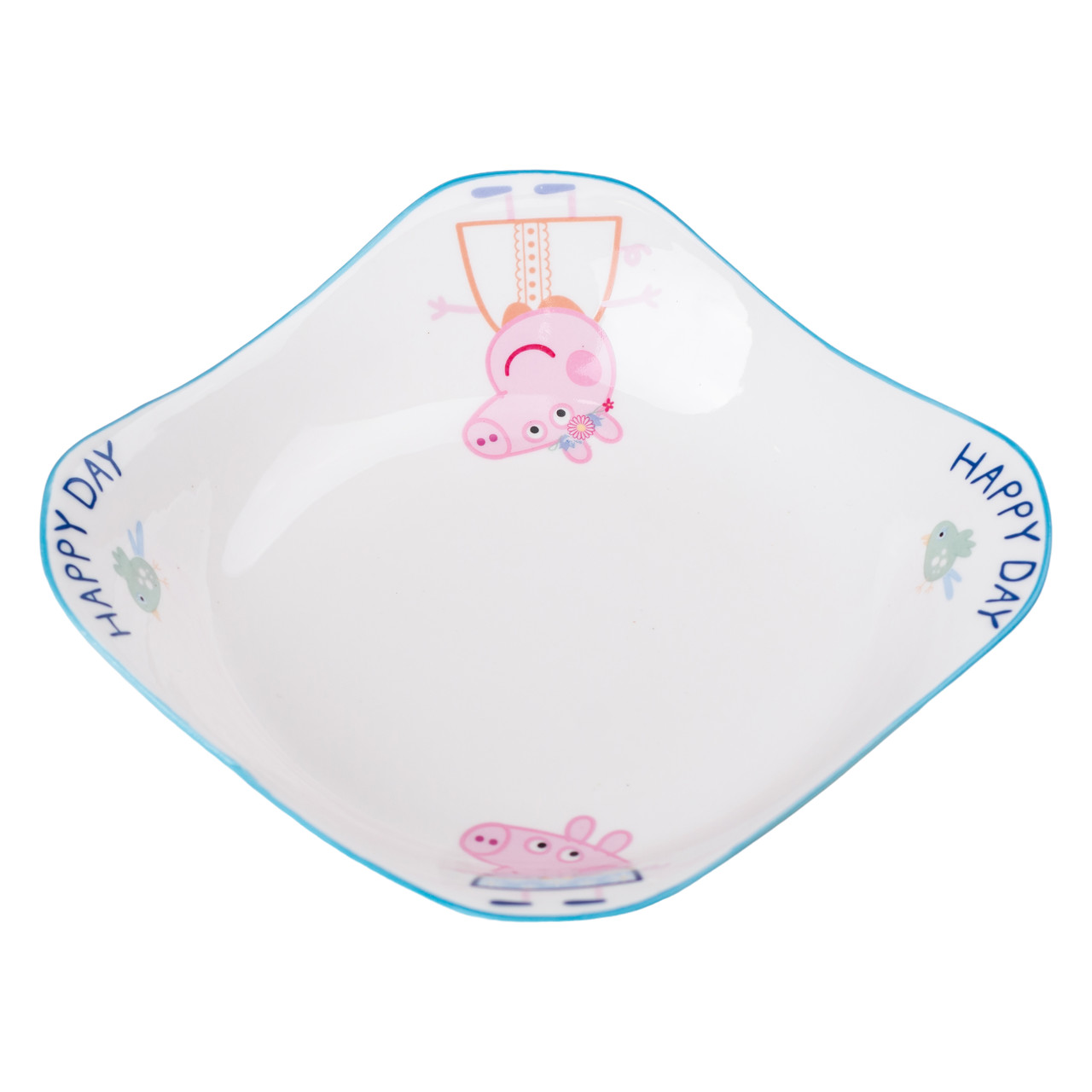 порцелянова глибока глибока квадратна тарілка для дітей 350 мл HP-15-16_HP-15-16_Milantium_4