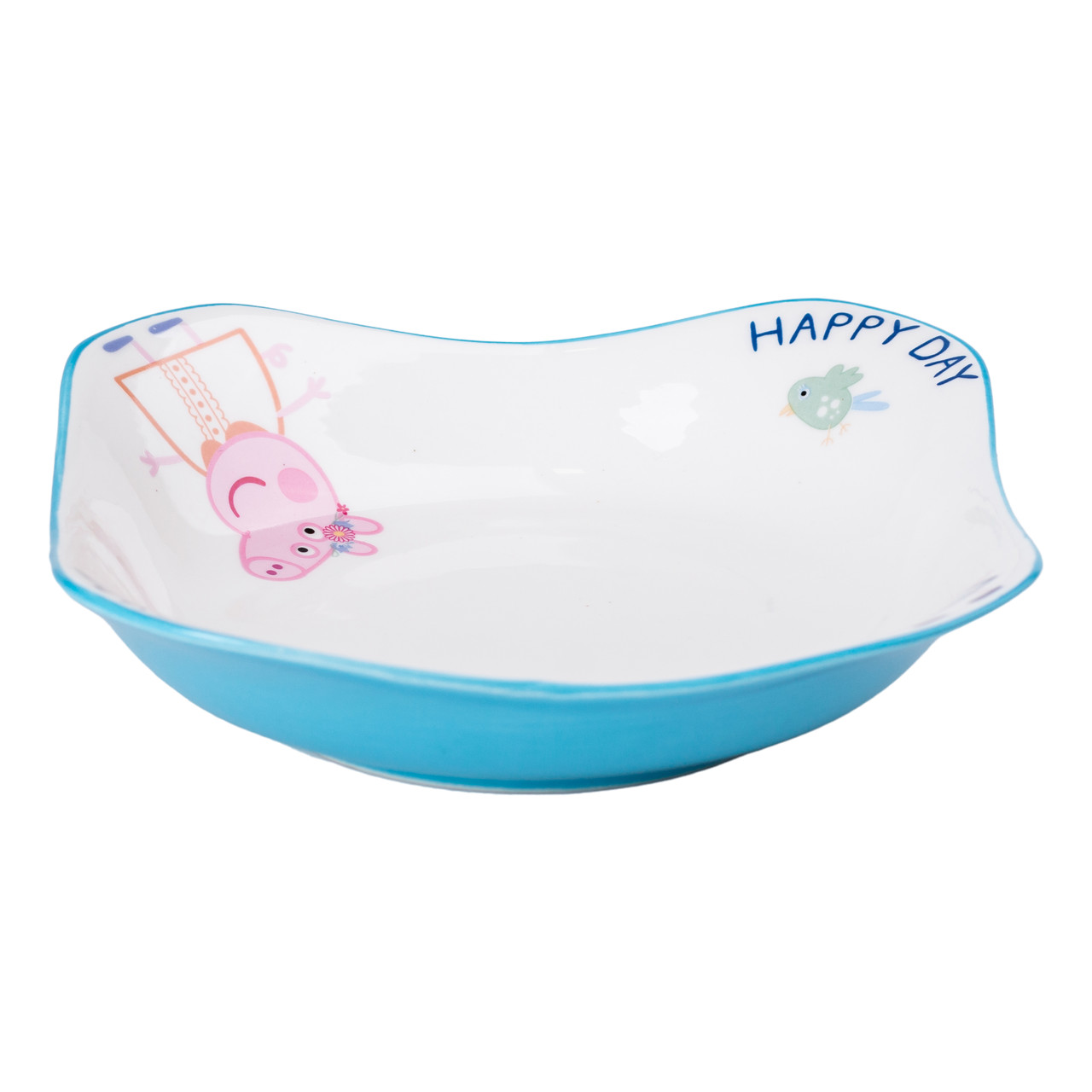 порцелянова глибока глибока квадратна тарілка для дітей 350 мл HP-15-16_HP-15-16_Milantium_6