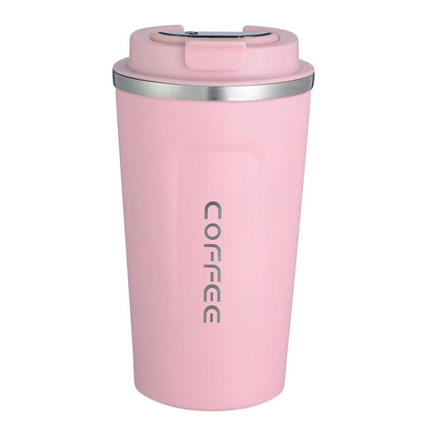 Термочашка Coffee з датчиком температури 380 мл рожева_HPGM5821P_Milantium_1
