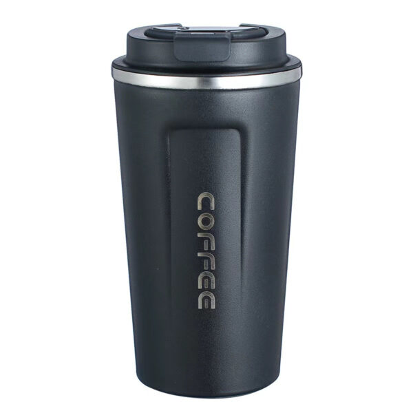 Термочашка Coffee з датчиком температури 380 мл чорна_HPGM5821B_Milantium_1