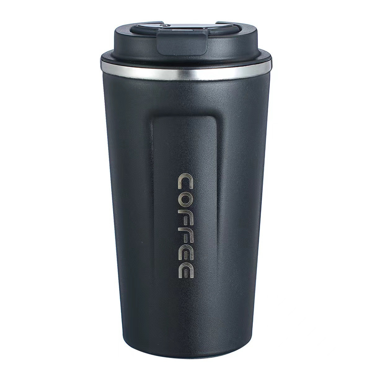 Термочашка Coffee з датчиком температури 380 мл чорна_HPGM5821B_Milantium_1