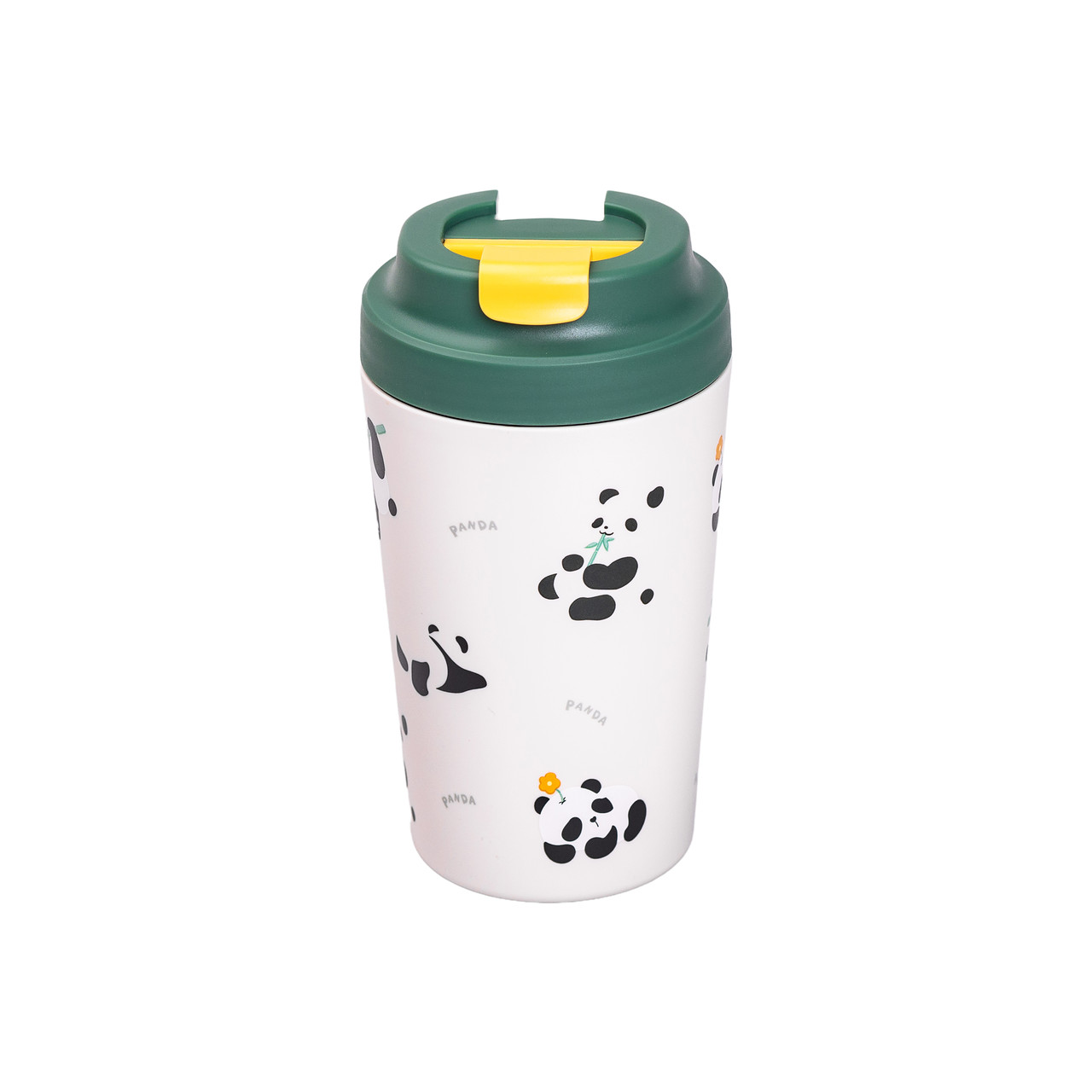 Термочашка Panda з керамічною колбою 380 мл Зелена HP-14-12GR_HP-14-12GR_Milantium_5