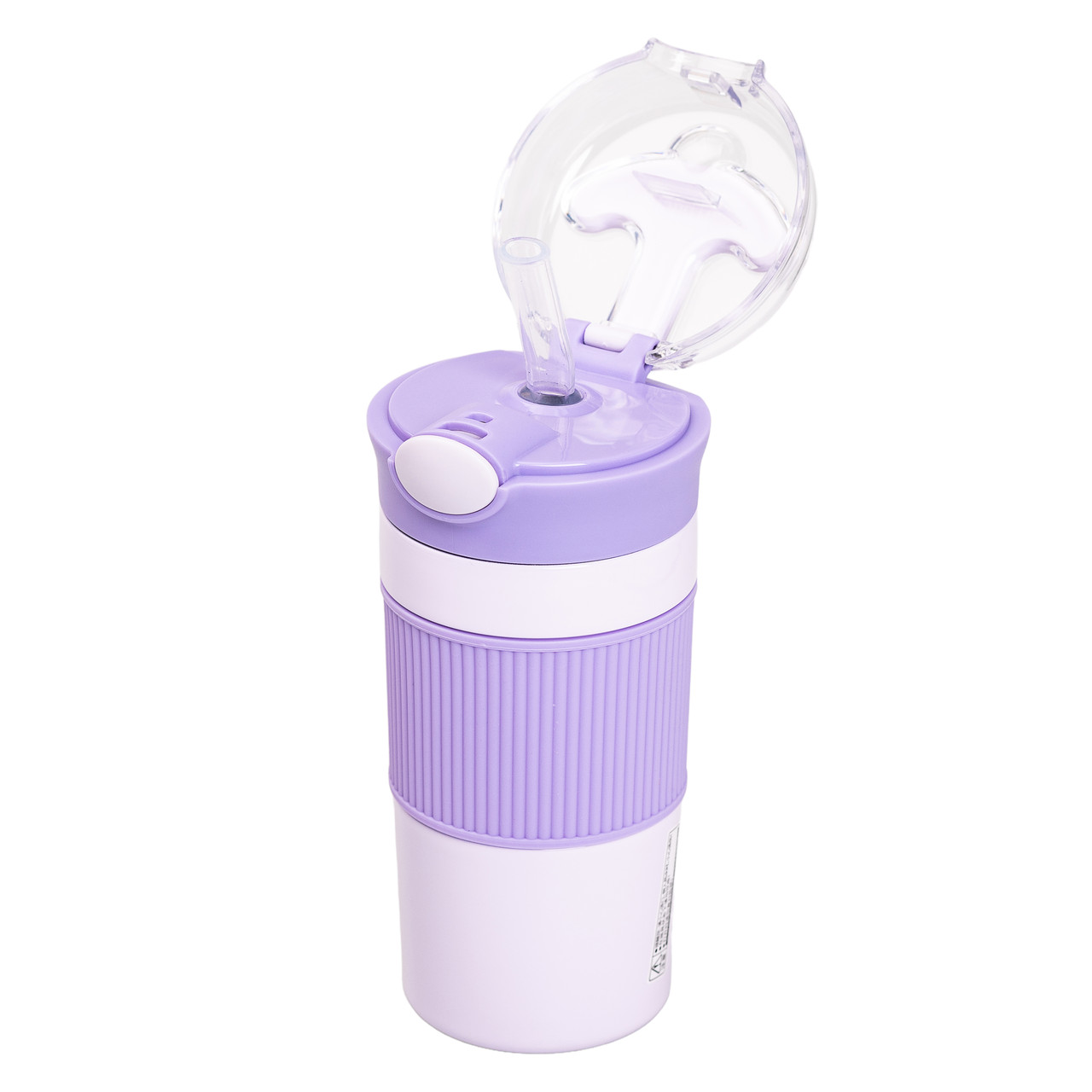 Термочашка с трубочкой 400 мл бузкова HPGM3001V_HPGM3001V_Milantium_2