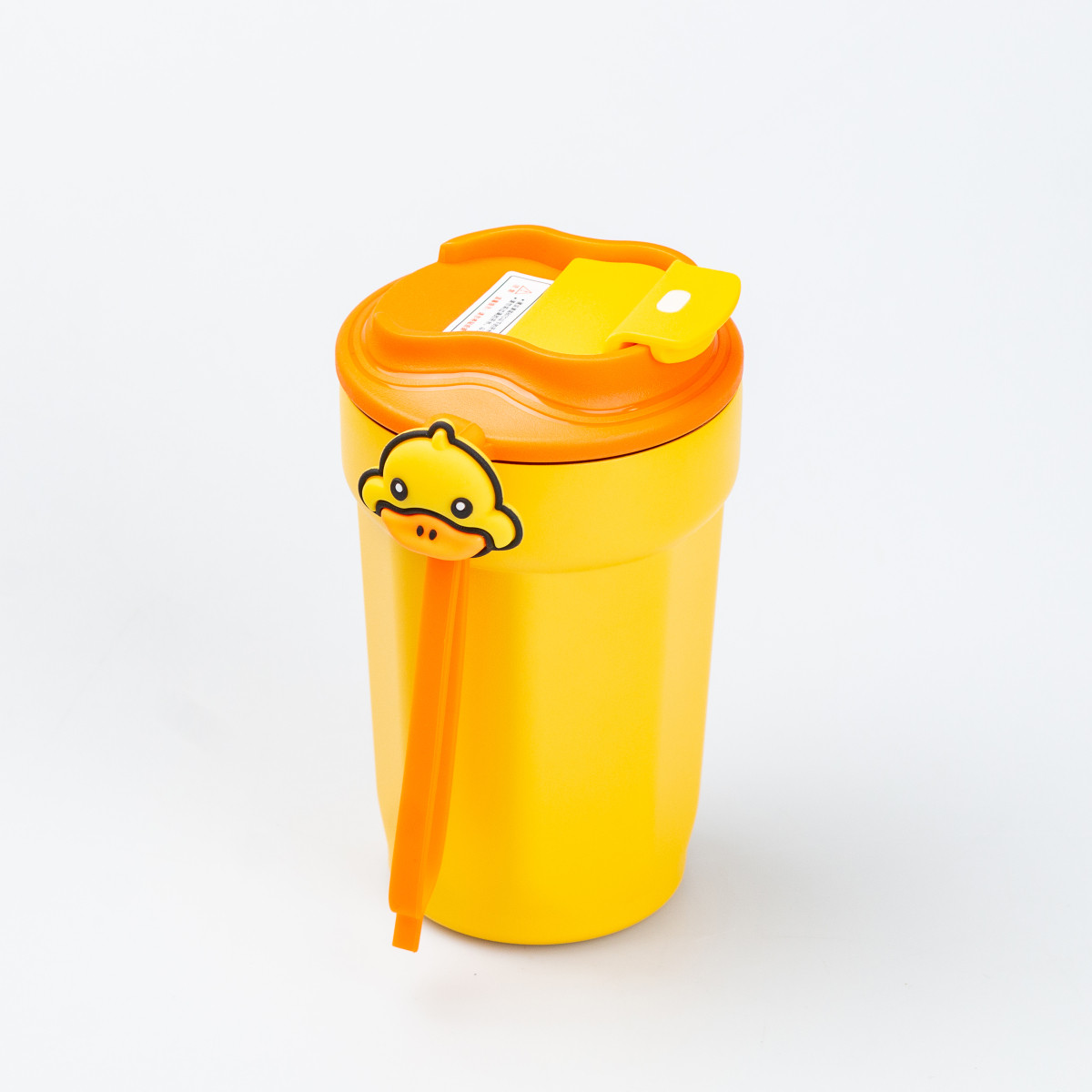Термокружка 450 мл з кришкою на защіпці G. Duck Жовтий_HP28489_Milantium_3