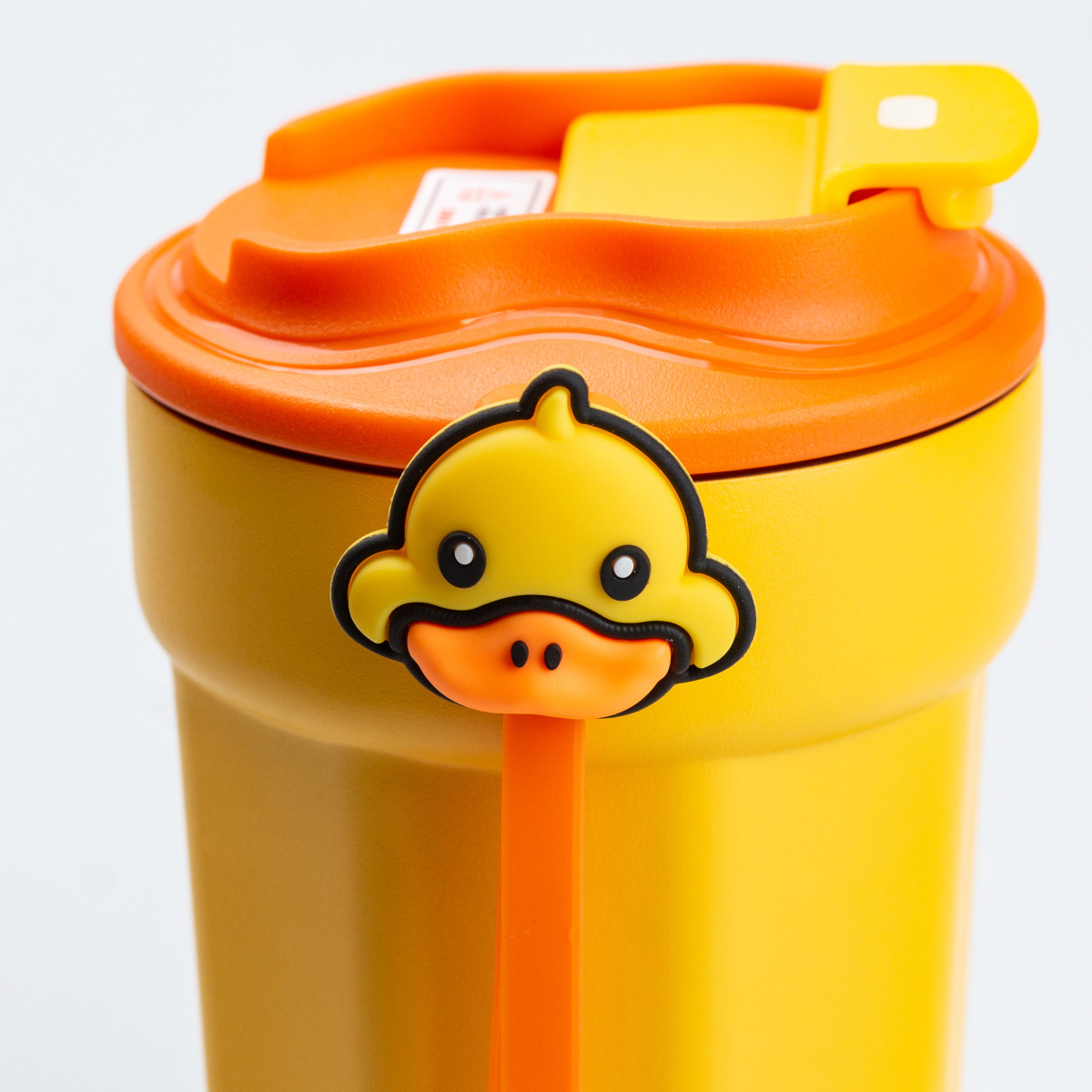 Термокружка 450 мл з кришкою на защіпці G. Duck Жовтий_HP28489_Milantium_4