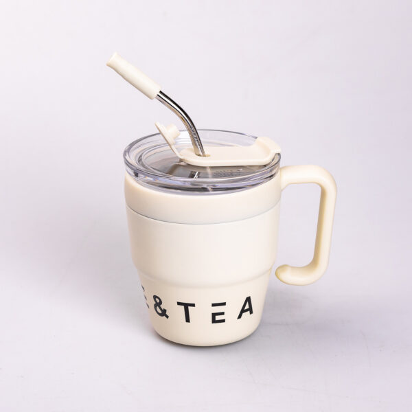 Термочашка Coffee & Tea з трубочкою бежева_HP-14-23BE_Milantium_1