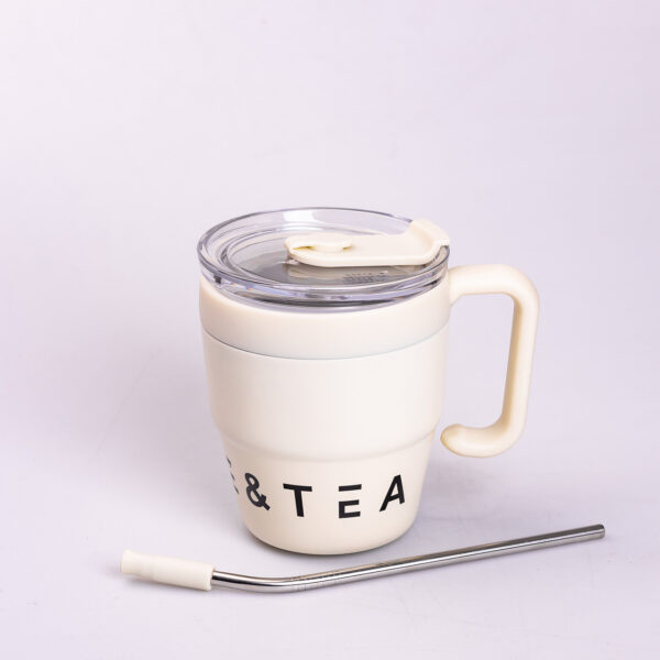 Термочашка Coffee & Tea з трубочкою бежева_HP-14-23BE_Milantium_2