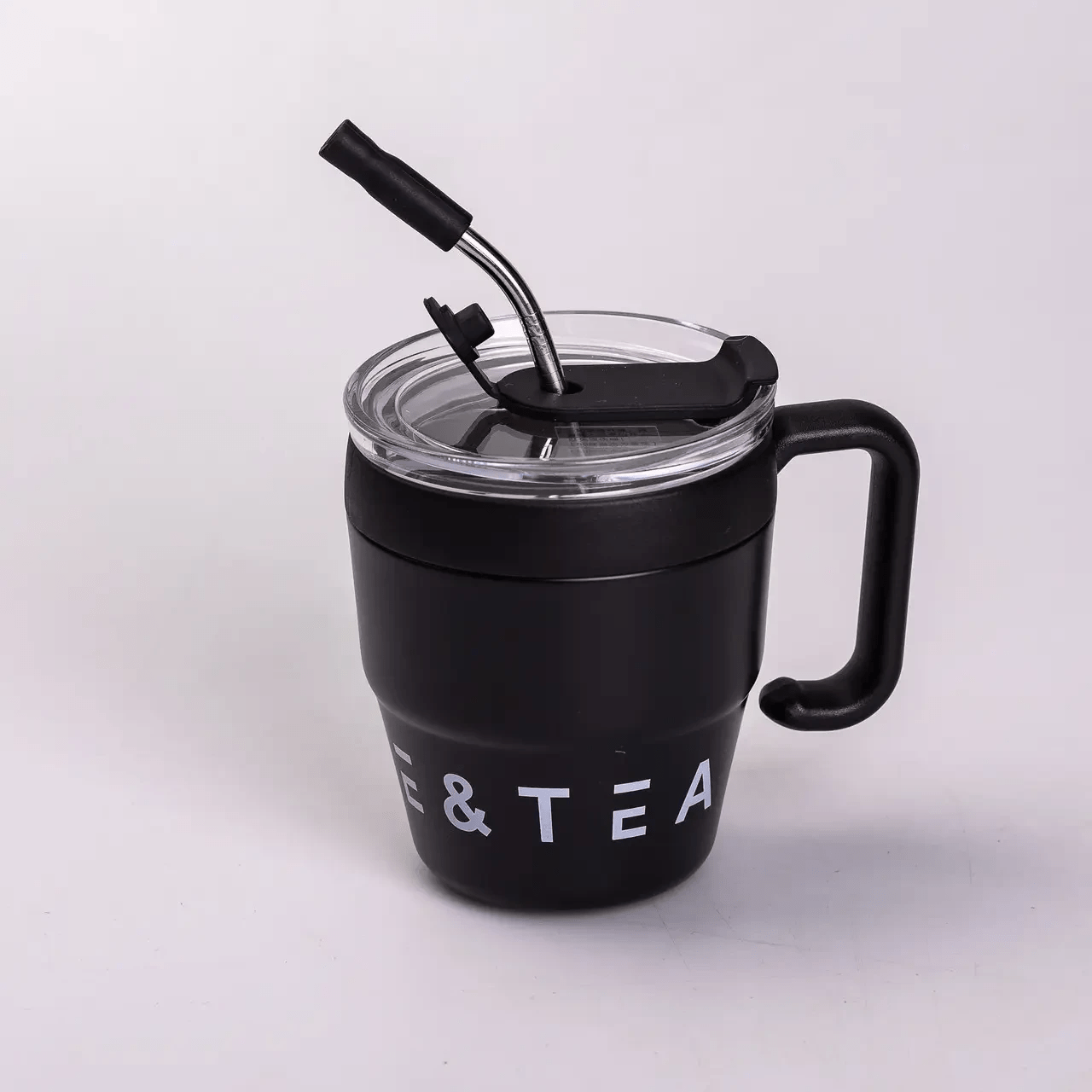 Термочашка Coffee & Tea з трубочкою чорна_HP-14-23B_Milantium_1