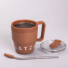 Термочашка Coffee & Tea з трубочкою коричнева_HP-14-23BR_Milantium_2
