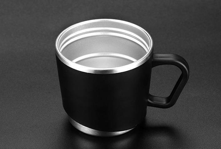 Термос з чашкою та ремінцем 600 мл з металевою колбою Чорний_HPGM80155B_Milantium_3