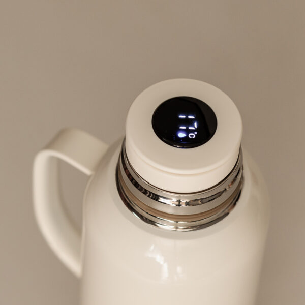 Термос Vacuum з датчиком температури на 820 мл білий_HP-14-55W_Milantium_5