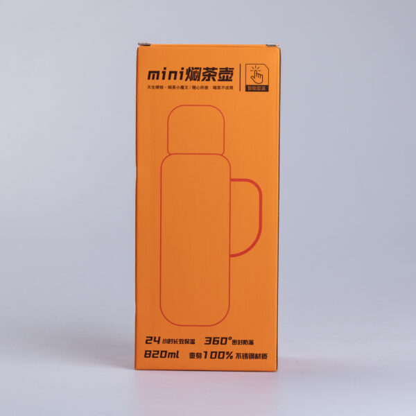 Термос Vacuum з датчиком температури на 820 мл білий_HP-14-55W_Milantium_6
