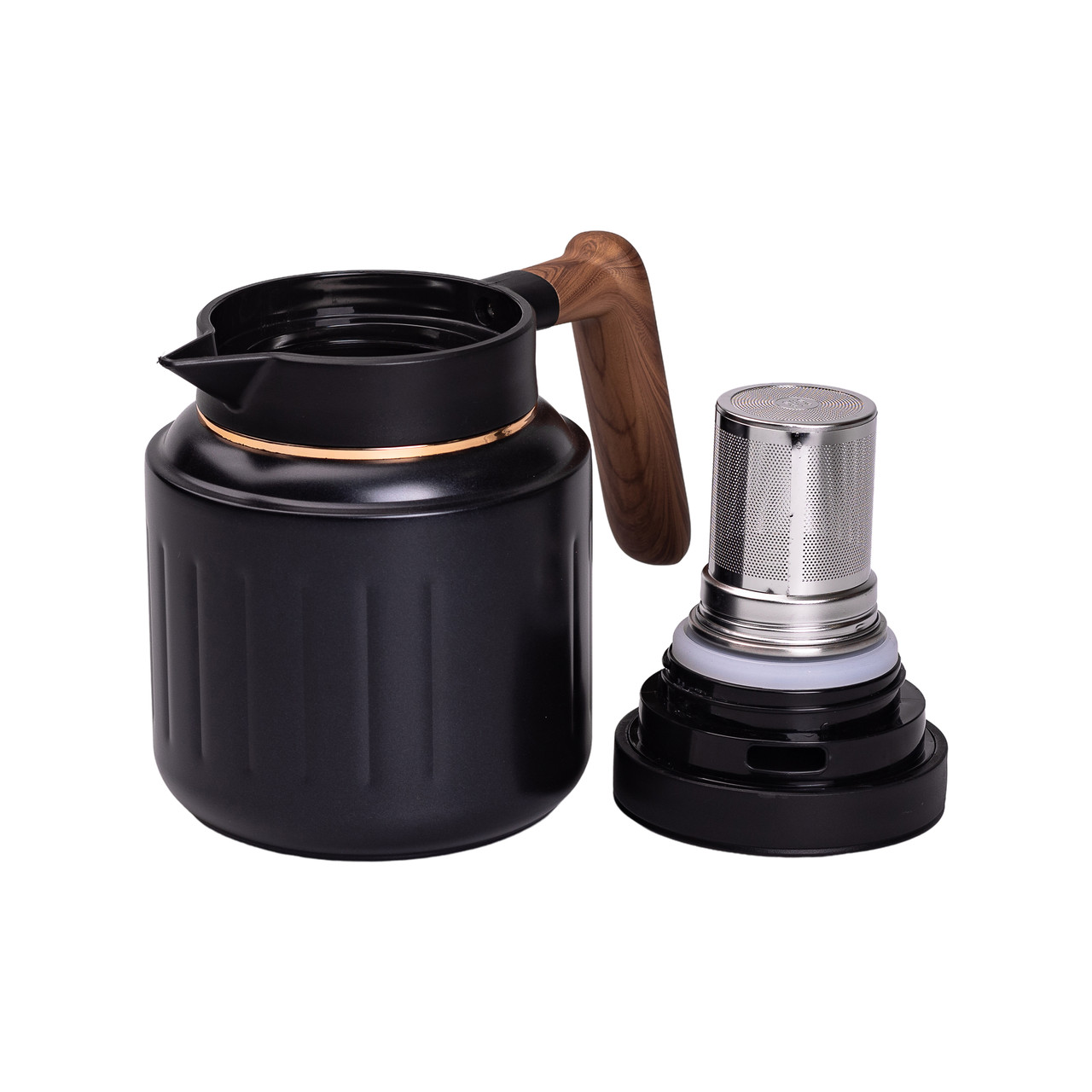 Чайник термоса с индикатором температуры и заварным кремом 1 л чорний HP-14-51B_HP-14-51B_Milantium_4