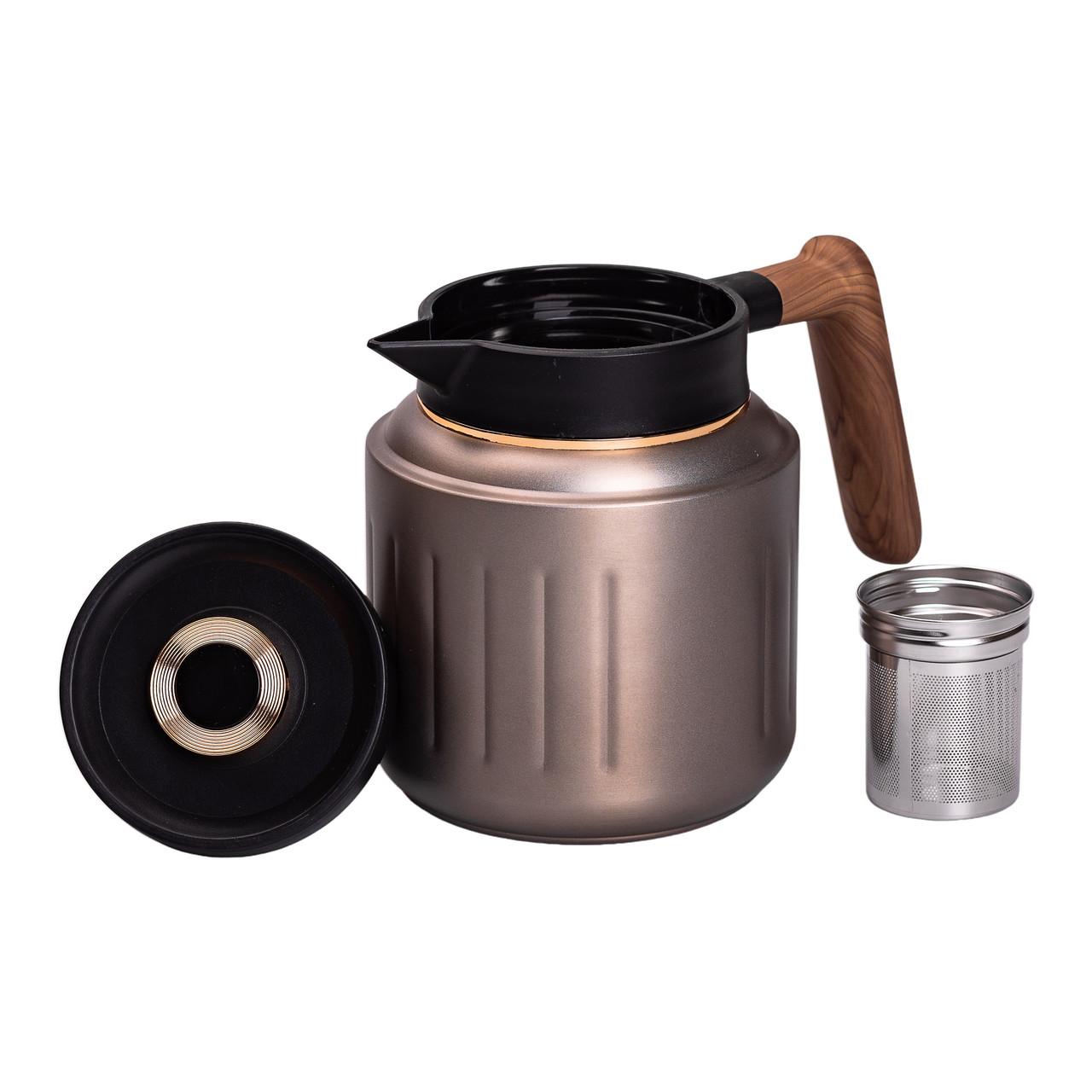 Чайник термоса с индикатором температуры и заварным кремом 1 л сірий HP-14-51G_HP-14-51G_Milantium_5