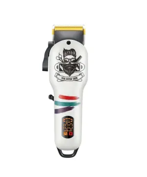 Тример для бороди і волосся VGR V-699B акумуляторний USB зарядка білий_HP-V-699W_Milantium_1