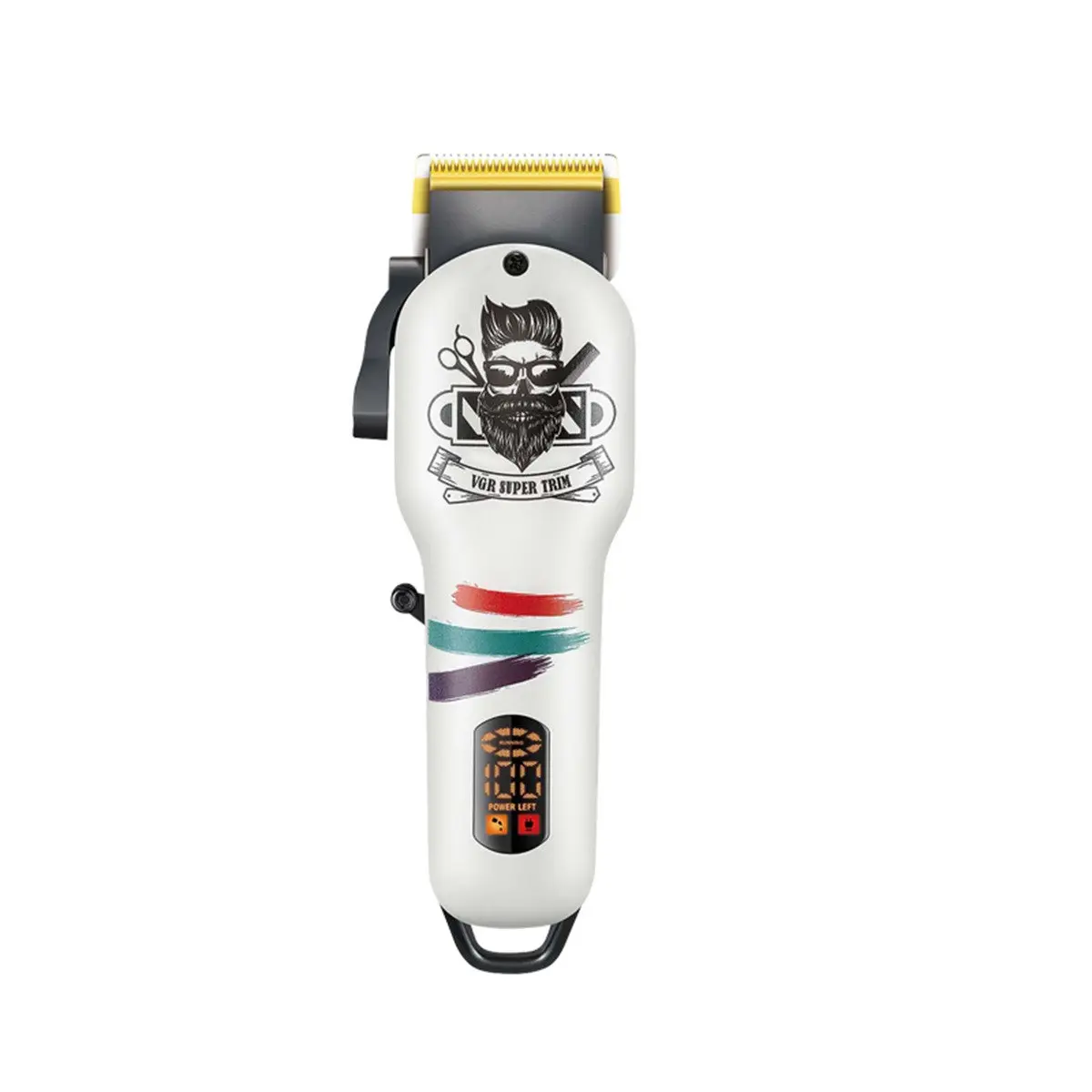 Тример для бороди і волосся VGR V-699B акумуляторний USB зарядка білий – купити в Україні недорого