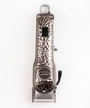 Машинка для стрижки Sokany SK-LF-9976 акумуляторна з 4 насадками та USB срібло_SKLF9976_Milantium_1