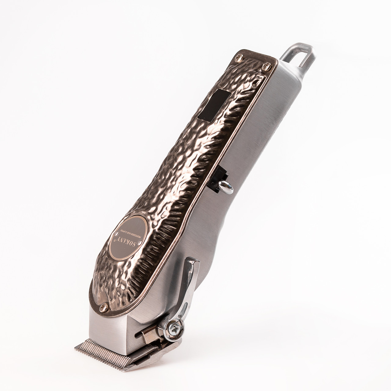 Машинка для стрижки Sokany SK-LF-9976 акумуляторна з 4 насадками та USB срібло_SKLF9976_Milantium_2