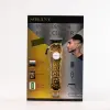 Машинка для стрижки Sokany SK-LF-9976 акумуляторна з 4 насадками та USB срібло_SKLF9976_Milantium_4