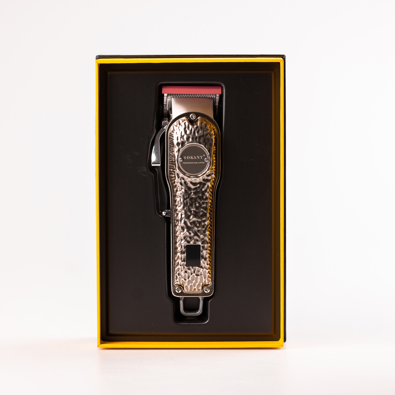 Машинка для стрижки Sokany SK-LF-9976 акумуляторна з 4 насадками та USB срібло_SKLF9976_Milantium_5