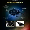 Вулична гірлянда бахрома 25 (м) 405 led світлодіодів зовнішня мультиколор чорний дріт_25MBML_Milantium_3