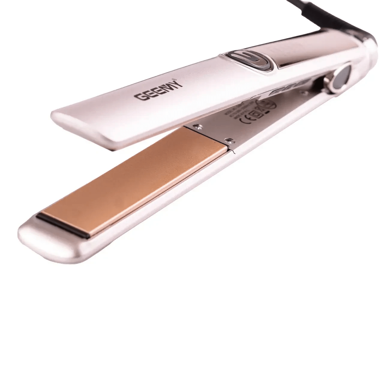 Утюжок для волосся Gemei GM-416 з турмаліновим покриттям білий_HP-GM416W_Milantium_5