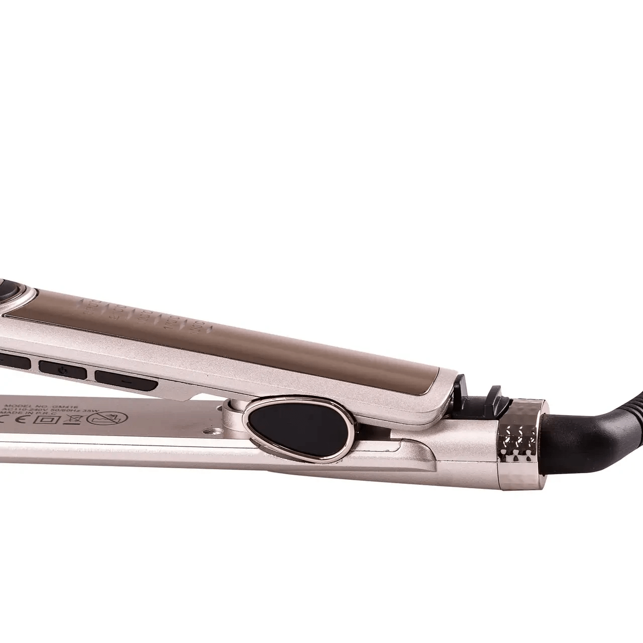 Утюжок для волосся Gemei GM-416 з турмаліновим покриттям білий_HP-GM416W_Milantium_6