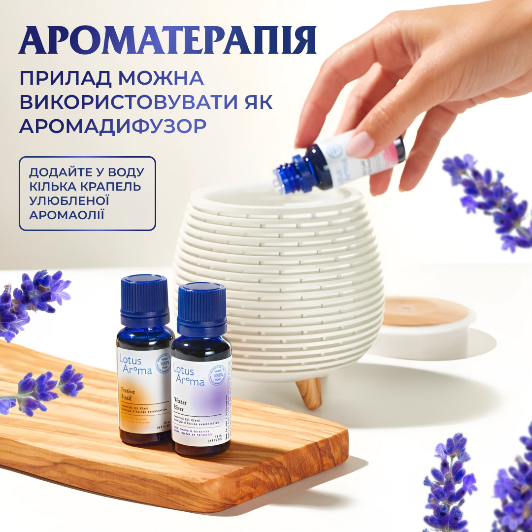 Зволожувач повітря Holdmay Aroma Diffuser 140ml Білий_HPKP6049W_Milantium_3