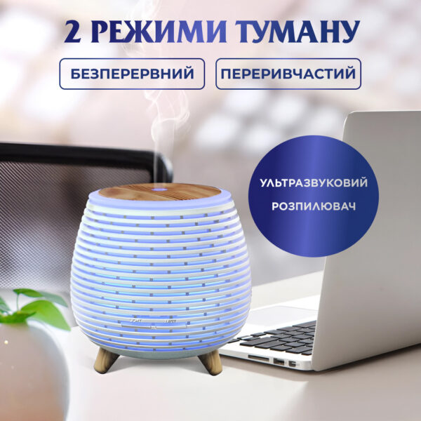 Зволожувач повітря Holdmay Aroma Diffuser 140ml Білий_HPKP6049W_Milantium_4