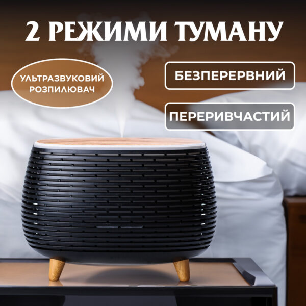 Зволожувач повітря Holdmay Life of Leisure Aroma Diffuser 400ml Чорний_HPKP7049B_Milantium_7
