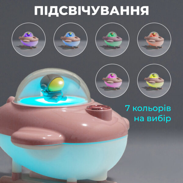 Зволожувач повітря USB 220ml рожевий 220ml_HPBH17128P_Milantium_5
