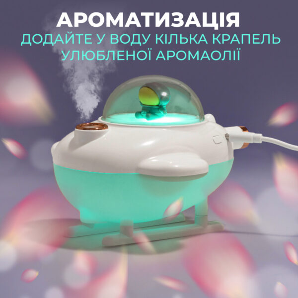 Зволожувач повітря USB 220ml Білий_HPBH17128W_Milantium_2