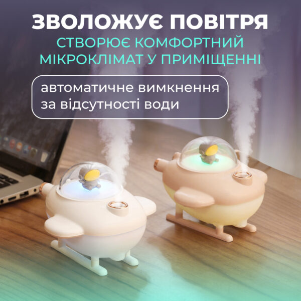 Зволожувач повітря USB 220ml Білий_HPBH17128W_Milantium_5