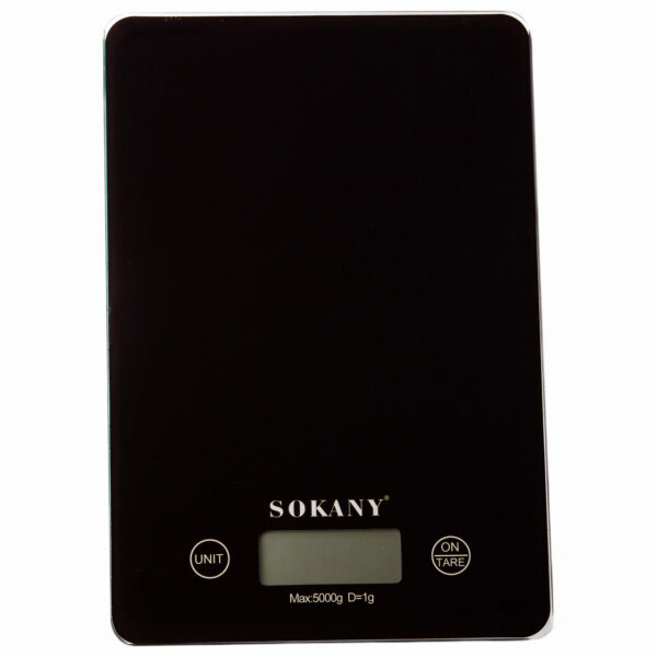 Кухонные весы Sokany SK-19027B электронные 5 кг черные_SK-19027B_Milantium_1