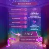 Гірлянда штора 2х2 м 240 LED світлодіодна мідний провід 8 ниток ZWM2240LEDML_ZWM2240LEDML_Milantium_5