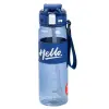 Пляшка для води 860 мл тритан з ремінцем і ручкою Синя HP17303BL_HP17303BL_Milantium_1