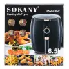 Аерогриль-фрітюрниця Sokany SK-8027 на 6.5 літрів 1300 Вт чорна_SK8027_Milantium_7