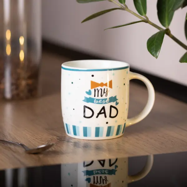 Чашка керамічна з написами 450 (мл) My best dad RX-N240278MD_RX-N240278MD_Milantium_4