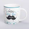 Чашка керамічна з написами 450 (мл) You are the best_RX-N240278YB_Milantium_1