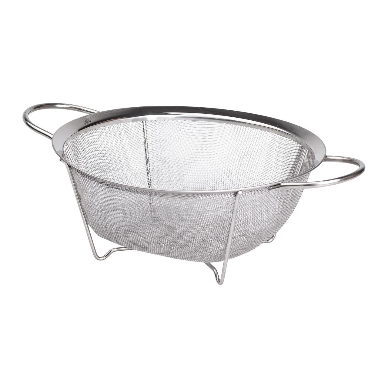 Дуршлаг с двумя ручками 22 см сито для муки из нержавеющей стали_HP-19-2-22CM_Milantium_2
