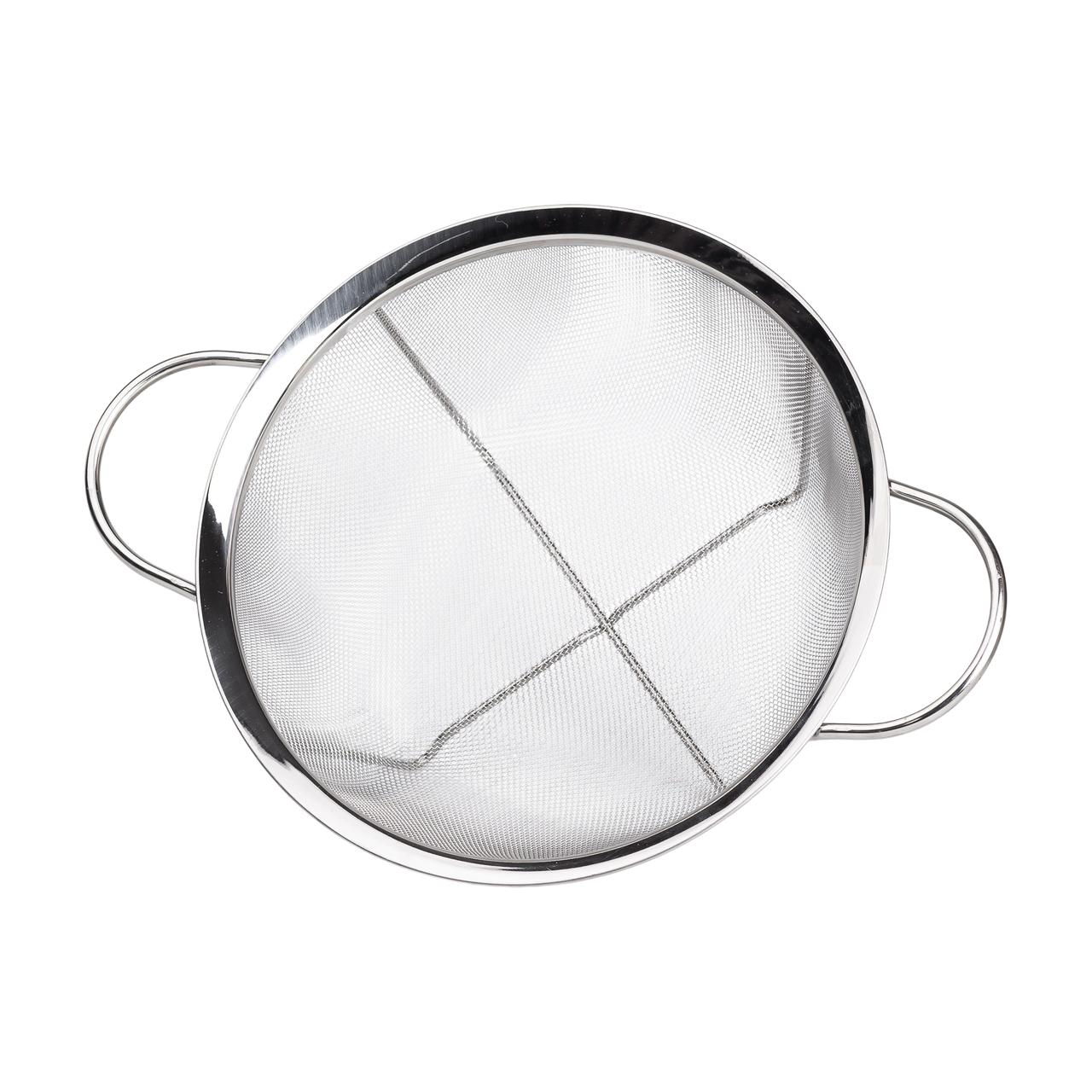 Дуршлаг с двумя ручками 22 см сито для муки из нержавеющей стали_HP-19-2-22CM_Milantium_3