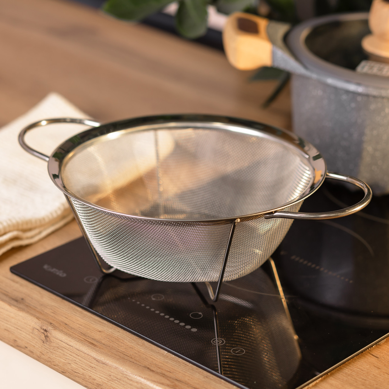 Дуршлаг с двумя ручками 22 см сито для муки из нержавеющей стали_HP-19-2-22CM_Milantium_4