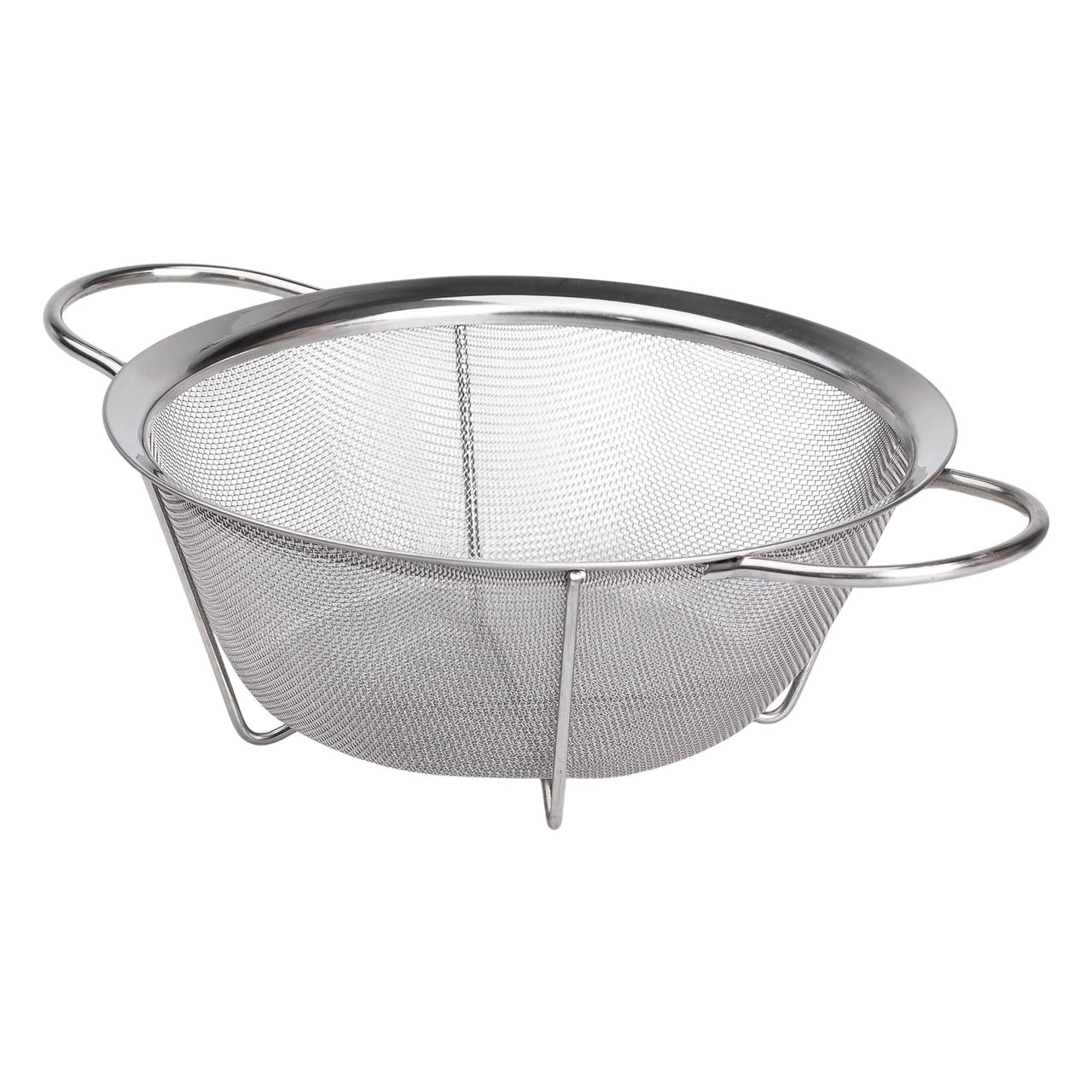 Дуршлаг с двумя ручками 25 см сито для муки из нержавеющей стали_HP-19-2-25CM_Milantium_2