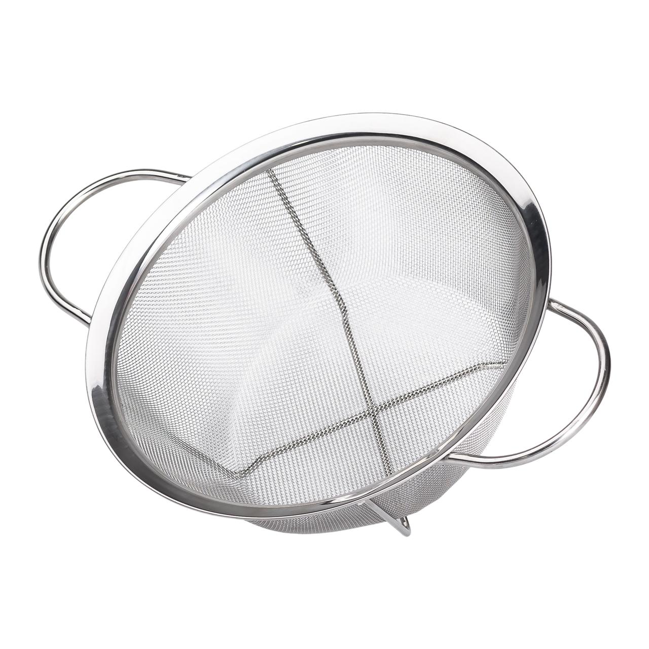 Дуршлаг с двумя ручками 25 см сито для муки из нержавеющей стали_HP-19-2-25CM_Milantium_3