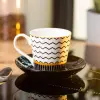 Керамічна чашка з блюдцем 200 (мл) для чаю та кави_RX-N24708WH_Milantium_3