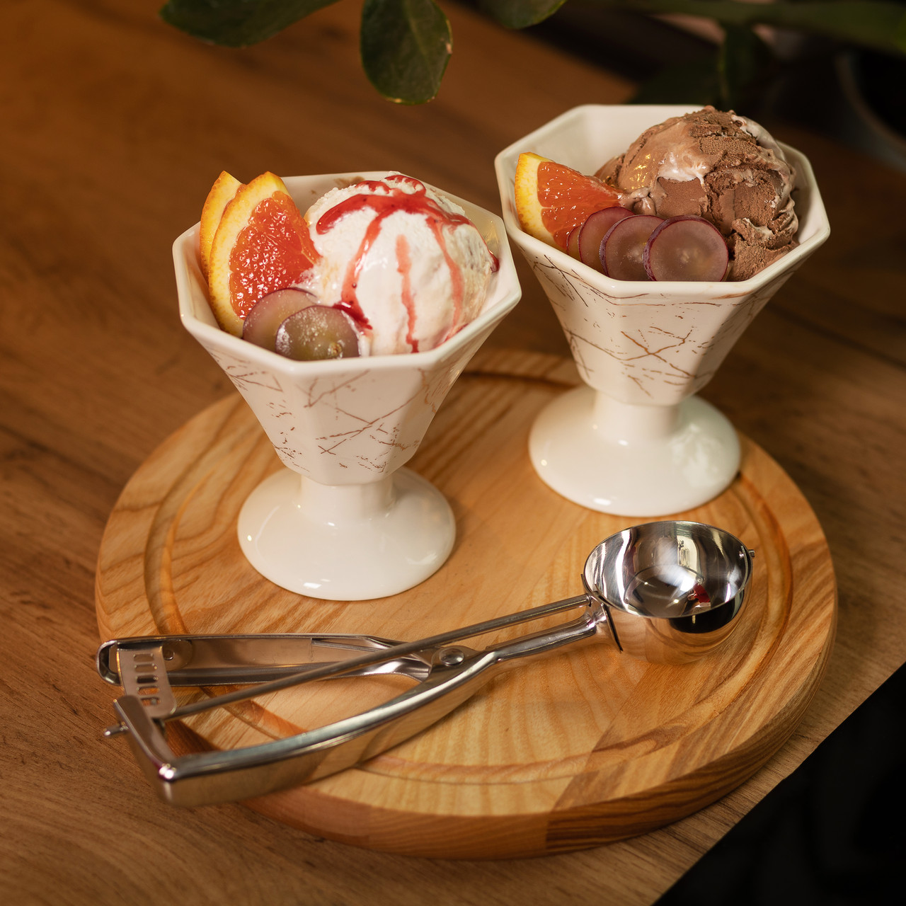 Круглая ложка для мороженого 23×6.5 см из нержавеющей стали_HP-19-20-7.2x23CM_Milantium_5