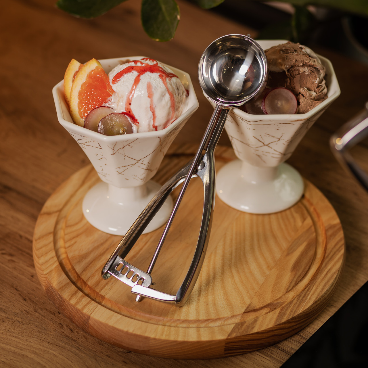 Круглая ложка для мороженого 23×6.5 см из нержавеющей стали_HP-19-20-7.2x23CM_Milantium_6